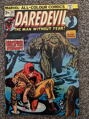 Buy Daredevil 114. Marvel 1974. Black Widow, Man-Thing • 8.98£