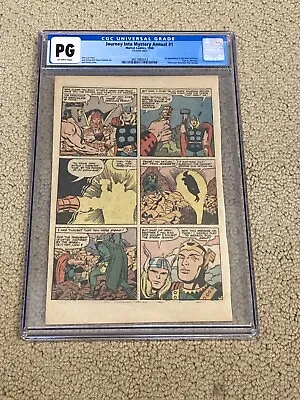 Buy Journey Into Mystery Annual 1 CGC PG OW Page Color (1st App Of Zeus & Hercules) • 71.55£