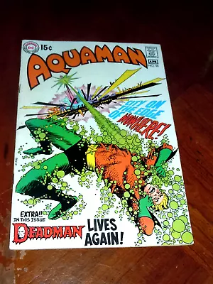 Buy AQUAMAN #50 (1970) FINE+ (6.5) Cond. APARO, ADAMS Art DEADMAN Story Part One • 20.91£