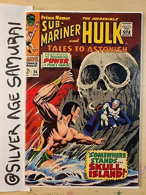 Buy Tales To Astonish # 96 -hulk And Sub-mariner-skull Island-the Plunderer • 19.76£