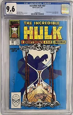 Buy Incredible Hulk #367 CGC 9.6 WP • 70.95£