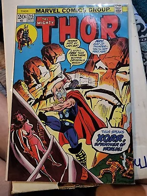 Buy Thor 215 NM ( Marvel Comics) BEAUTIFUL App XORR God Jewel Origin • 23.75£