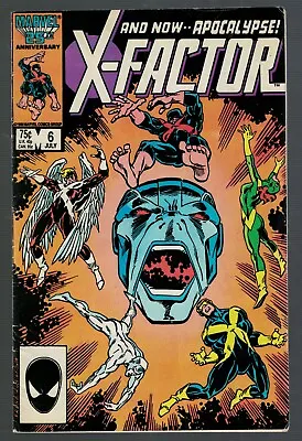 Buy Marvel Comics X Factor 6 1st Appearance Apocalypse 1986 6.0 FN • 89.99£