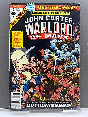 Buy John Carter, Warlord Of Mars Annaul # 2 Marvel Comics 1978 4.0 VG • 2.40£
