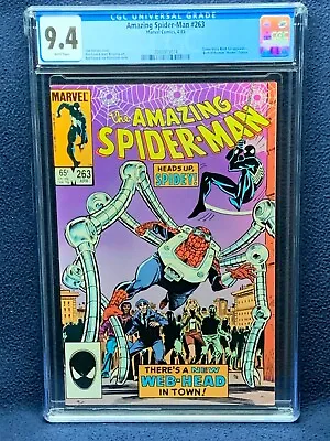 Buy Amazing Spider-Man #263 Vol 1 Comic Book - CGC 9.4 • 64.30£