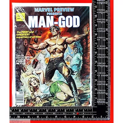 Buy Comic Bags ONLY For -A4 Marvel Preview Presents Man-God Size0 For #1 Up X 10 NEW • 9.99£