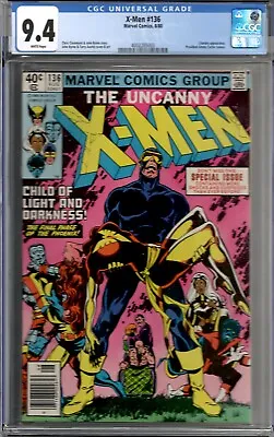 Buy Uncanny X-Men 136 - CGC Near Mint  |  NM  |  9.4  -  Dark Phoenix Saga!! Byrne! • 112.40£