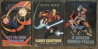 Buy Marvel Premiere Hardcovers 3 BOOK LOT Iron Man, Thor, Dr. Strange *SEALED! • 31.62£
