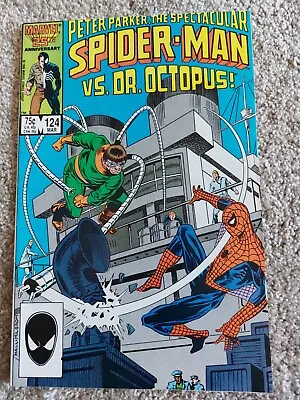 Buy Marvel Comics Peter Parker The Spectacular Spider-Man Number 124 - MAR 1987 • 8£