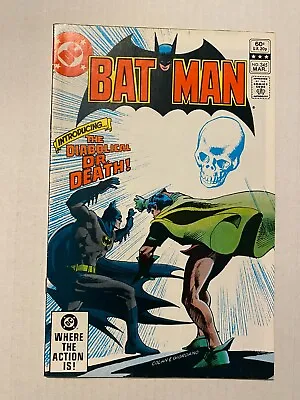 Buy Batman #345 Batman And Robin Vs Dr Death Catwoman Back-Up Gene Colan Cover Art  • 16.09£