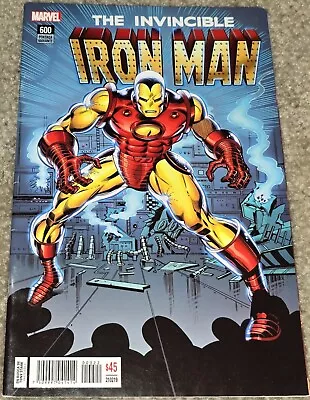 Buy Rare HTF Incredible Iron Man 600 MX 1:500 John Romita Jr Remastered 2018 Variant • 59.29£