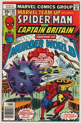 Buy Marvel Team-Up #66 Comic Book - Marvel Comics!  Spider-Man, Captain Britain • 28.15£