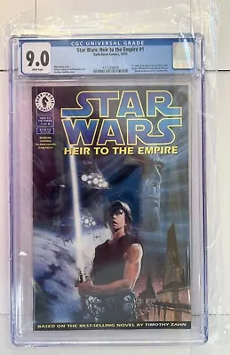 Buy Star Wars Heir To The Empire #1 CGC 9.0 1st Full App Of Thrawn ~ Direct ~ WP • 79.02£