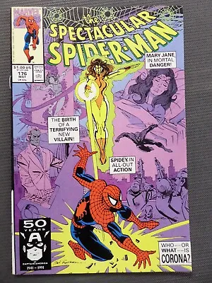 Buy SPECTACULAR SPIDER-MAN #176 NM 1st App CORONA 1991 MARVEL COMICS Comb. Shipping • 12.30£