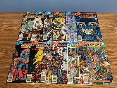 Buy Crisis On Infinite Earths #1-12 | Newsstands | George Perez | DC Comics 1985 • 79.94£