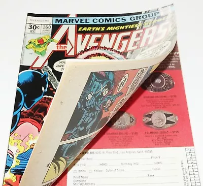 Buy Avengers #160 VF- Mark Jewelers Variant 1977 Marvel Comics • 60.02£