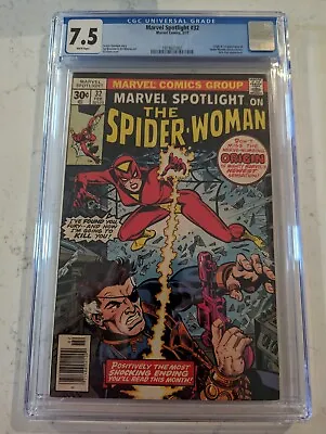 Buy Marvel Spotlight #32 CGC 7.5 WHITE PAGES 1st Appearance SPIDER-WOMAN • 91.32£