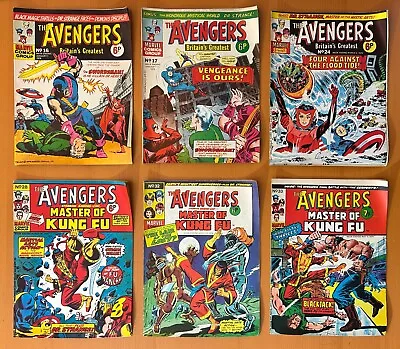 Buy Avengers Joblot Of 43 Issues Between #16 & 148  (Marvel UK 1974) Bronze Age • 165£
