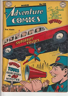 Buy Adventure Comics #138 RAW Copy 1949 NOT Common - Superboy Johnny Quick Nice Book • 220.81£