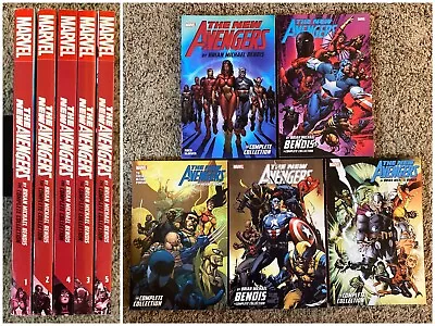 Buy New Avengers Brian Bendis Complete Collection TPB Set 1 2 3 4 5 Marvel 64 Finale • 119.92£