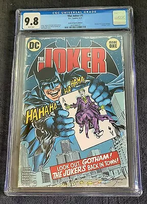 Buy 🔥 The Joker #1 CGC 9.8 NM/MT, Neal Adams Batman #251 Homage Variant Cover! • 74.99£