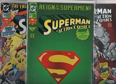 Buy Dc Comics Superman In Action Comics 687,700,695 (b5) • 4.72£