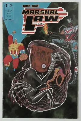 Buy Epic Comics - MARSHALL LAW  #5 - Mills / O'neill  ( Marvel - Dec .1988 ) • 3.99£