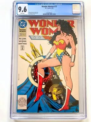 Buy WONDER WOMAN #72 CGC 9.6 WP (1993) Classic Brian Bolland Cover • 199.08£