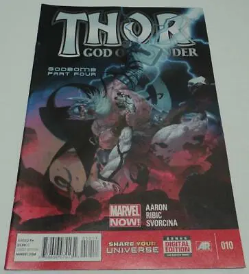 Buy THOR GOD OF THUNDER #10 GODBOMB (Marvel Comics 2013) GORR (FN/VF) RARE • 6.77£