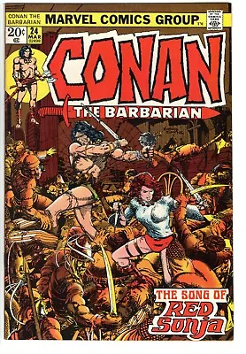 Buy Conan The Barbarian #24 - Marvel 1973 - Vf+ (8.5) - Bagged Boarded • 331.67£