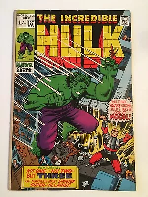 Buy Incredible Hulk #127 FN (6.0) MARVEL ( Vol 1 1970)  • 15£