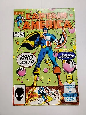Buy Captain America #307 1st Madcap Marvel Comcs 1985 • 24.32£