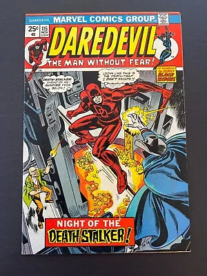 Buy Daredevil #115 - Death-Stalker Appearance (Marvel, 1974) VF • 44.84£