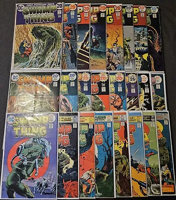 Buy DC Swamp Thing Volume 1 COMPLETE RUN SET 1972 - 1976 #1 - #24 KEYS BERNIE  MID • 229.07£