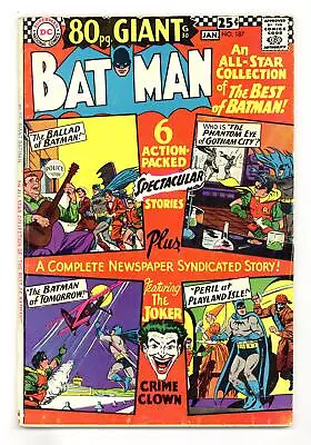 Buy Batman #187 VG- 3.5 1966 • 13.84£