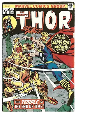 Buy Thor #245 (3/76) VG+ (4.5) 1st He Who Remains! Great Key Bronze Age! • 10.42£