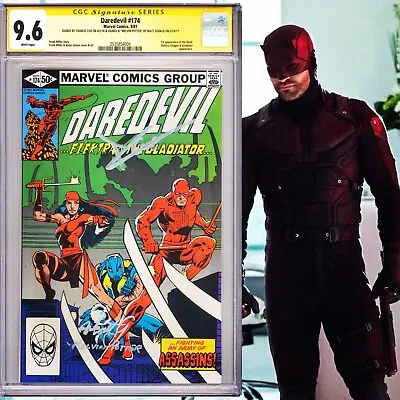Buy CGC 9.6 SS Daredevil #174 Signed By Charlie Cox & Matt Gerald 1st Hand Gladiator • 679.32£