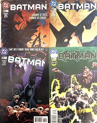 Buy Batman # 535, 539, 542 & 543. 1st Series.  4 Issue 1996 & 1997  Lot.  Dc Comics. • 14.99£