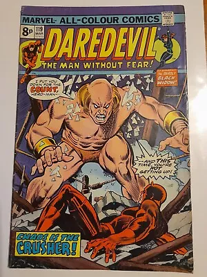 Buy Daredevil #119 Mar 1975 VGC 4.0 1st Appearance Of The Crusher • 4.99£