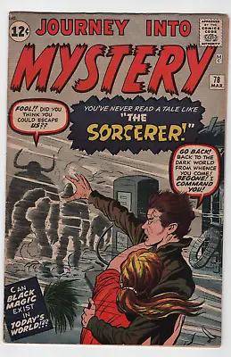 Buy Journey Into Mystery #78 1st App Sorcerer Doctor Strange Prototype Marvel 1962 • 236.61£
