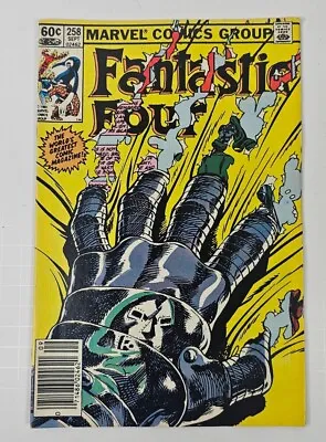 Buy Fantastic Four #258 Sept 1983 Dr. Doom Newsstand Marvel Comic • 6.38£