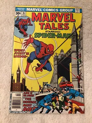 Buy Marvel Comics MARVEL TALES #76 Reprints Amazing Spider-Man #95 VF+ • 4.74£
