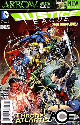 Buy JUSTICE LEAGUE (2011) #16 - Throne Of Atlantis - New 52 - Back Issue • 5.99£