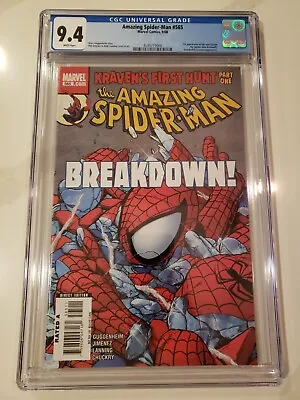 Buy Amazing Spider-Man 565 CGC 9.4 Marvel Comics 2008 1st New Kraven Ana  • 35.58£