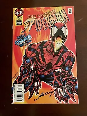 Buy Amazing Spider-Man #410 SIGNED Mark Bagley Marvel 1996 1st Spider-Carnage • 37.99£