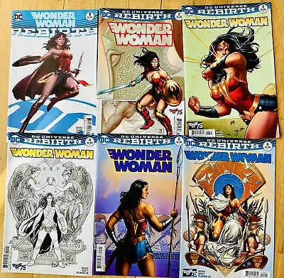 Buy Wonder Woman Rebirth 1 2 3 4 5 6 DC Comics Artgerm & Cho Variant NM 2016 • 30£