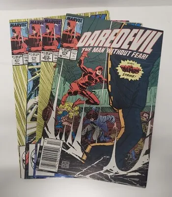 Buy Marvel Daredevil The Without Fear #271 Oct, #272 Nov, #273 Mid Nov, #274 Dec 89 • 14.99£