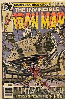 Buy Iron Man # 116 MARVEL COMICS 1978 Death Of COUNT NEFARIA • 11.89£