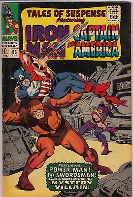 Buy Tales Of Suspense 88 - 1967 - Iron Man & Captain America - Very Fine - • 24.99£