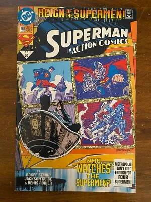 Buy ACTION COMICS #689 (DC, 1938) F Reign Of The Supermen • 2.40£